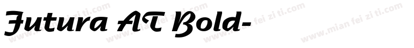 Futura AT Bold字体转换